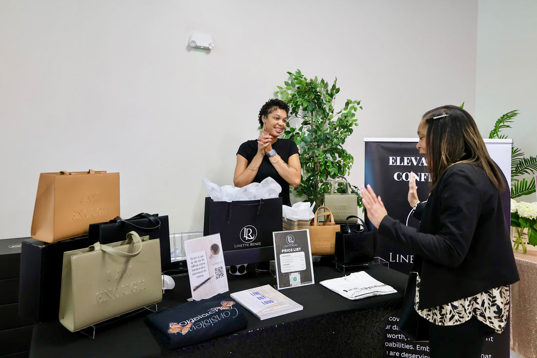 Our First Vendor Experience with Linette Renee at the Women's Empowerment Brunch